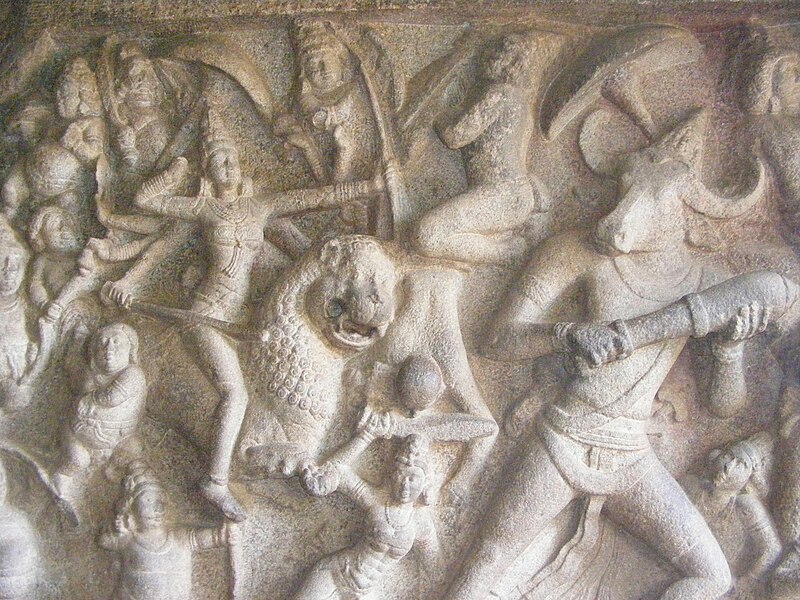 File:Mahishamardini durga in the caves.JPG