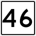 State Route 46 marker