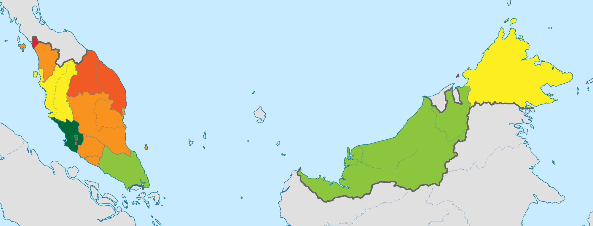 Штаты малайзии. Административное деление Малайзии. Малайзия карта административное деление. Штаты Малайзии на карте. Малайзия штат Качин.