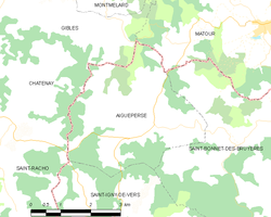 Aigueperse, Rhône: Fransk kommun i departementet Rhône