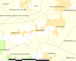 Poziția localității Yzengremer