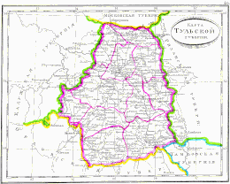 Map of Tula Governorate, 1835.gif