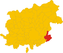 Lokasi Apice di Provinsi Benevento