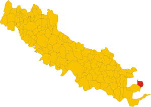 Map of comune of Spineda (province of Cremona, region Lombardy, Italy).svg