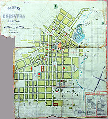 Map of Curitiba in 1894 (Portuguese edition).