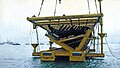English: The salvage of the Mary Rose in 1982