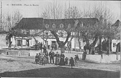 Mauléon, place du Marché (1910)