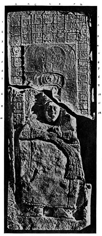 INITIAL SERIES AND SECONDARY SERIES ON STELA 1, PIEDRAS NEGRAS