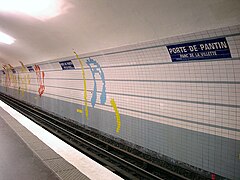 Decoração da estação.