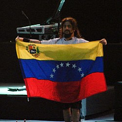 Mike Portnoy en la gira Chaos In Motion World Tour en Valencia, Venezuela, en marzo de 2008.