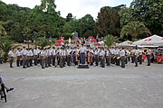 Deutsch: Gemeinsames Auftreten der Musikkapellen der Militärmusik von Niederösterreich und Salzburg im Kurpark von Baden