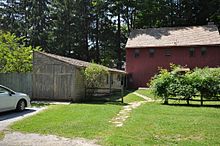 Outbuildings of the site behind the main house Mission House, outbuildings.jpg