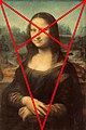 Illustration of an application of the golden ratio in art