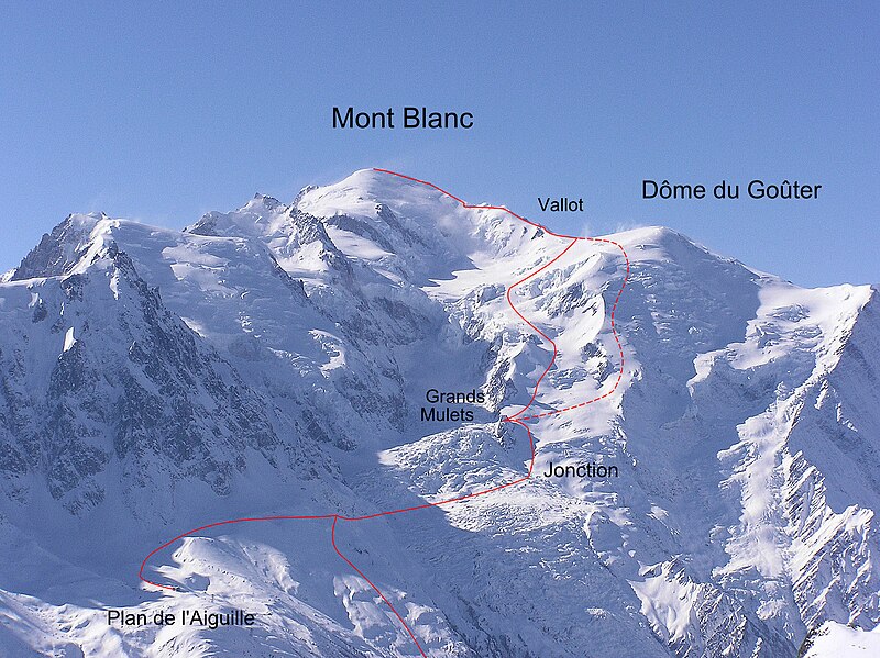 File:Mont Blanc - Grands Mulets route.jpg