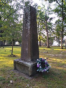 Monument to Wilson Swain Caldwell at the Old Chapel Hill Cemetery Monument to Wilson Swain Caldwell 4.jpg