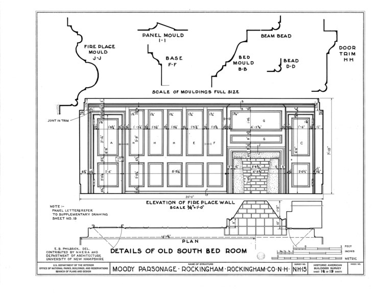 File:Moody Parsonage, Rockingham, Rockingham County, NH HABS NH,8-ROCK,1- (sheet 16 of 19).tif