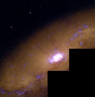 NGC 1808 Barred spiral galaxy in the constellation Columba