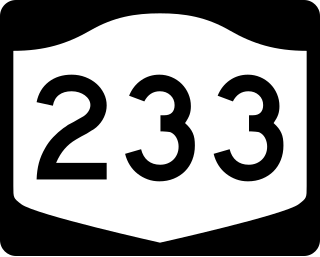 <span class="mw-page-title-main">New York State Route 233</span> State highway in Oneida County, New York, US