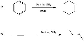 Reduction reactions using sodium in liquid ammonia Na in lie. am.jpg