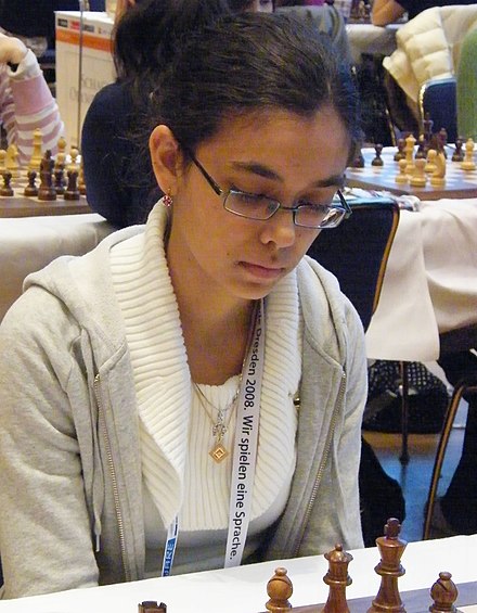 Victoria Naipal, six-time women's champion of Suriname from 2004 to 2010 Naipal victoria 20081120 olympiade dresden.jpg