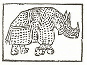 Tác Phẩm Của Dürer Rhinocerus: Tê giác, Bản khắc của Dürer, Hình ảnh