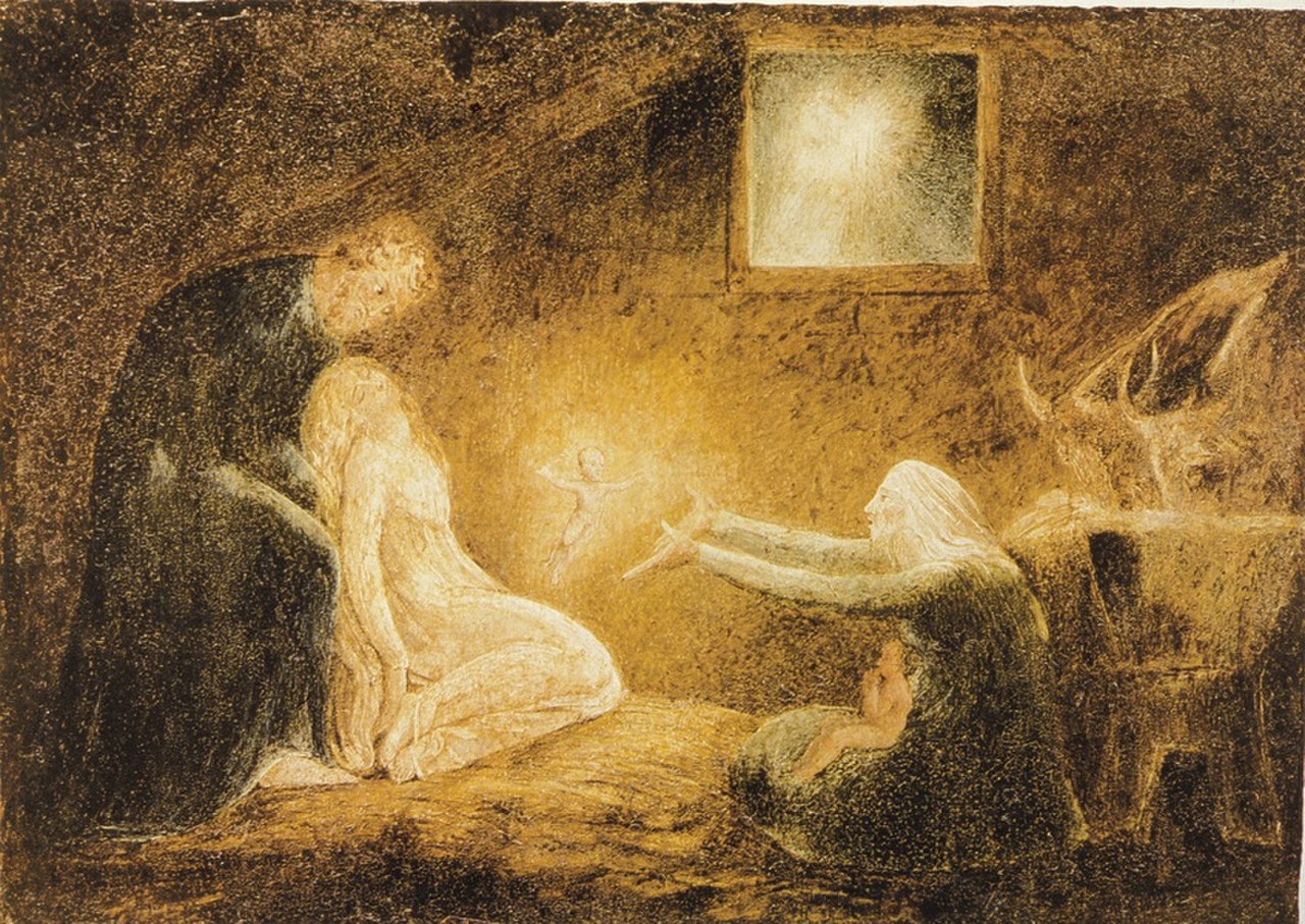 William blake. Картины Уильяма Блейка символизм. Уильям Блейк ночь радости Энитармон. Блейк Уильям Рождество Иисус картины. Европейский символизм в живописи.