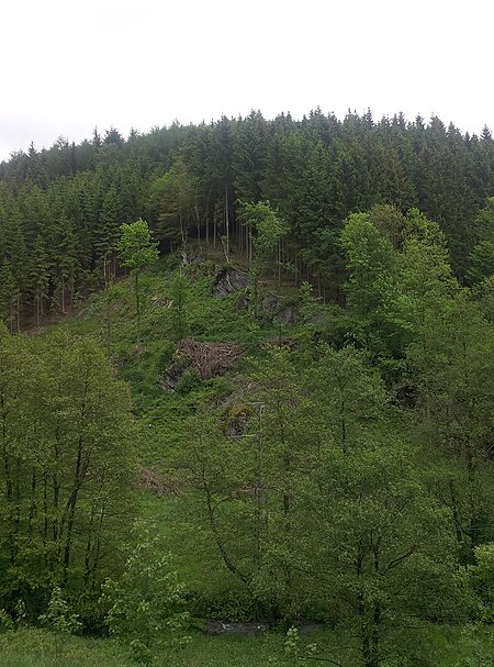 Naturdenkmal Felsen in Schmallenberg Nordenau