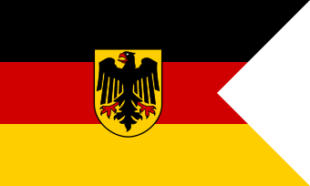 Dienstflagge der Seestreitkräfte der Bundesrepublik Deutschland