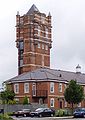 Wasserturm in Netherne-on-the-Hill; heute als „Wohnturm“ genutzt