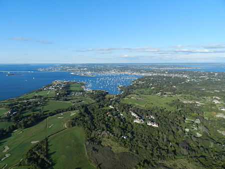 Newport, Rhode Island, aerial view