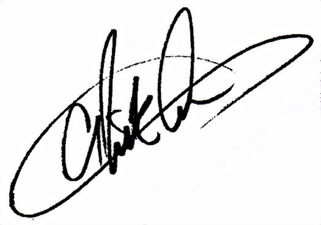 Image: Nick carter signature