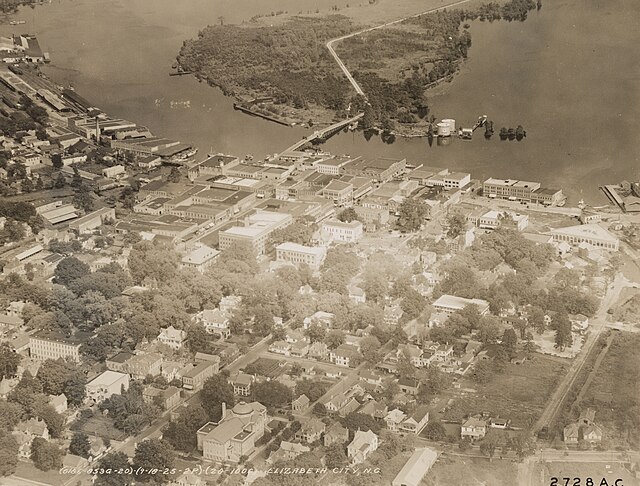 Elizabeth City in September 1925