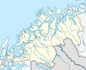 Salangsdalens beliggenhet i Troms