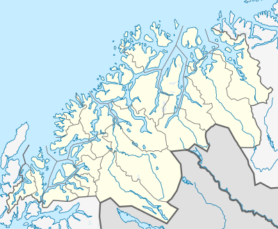 Harta de localizare Norvegia Troms