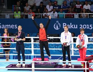 Nouchka Fontijn at the awarding ceremony of the 2015 European Games.jpg