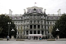 The Eisenhower Executive Office Building in Washington, D.C. OEOB Penn Avenue.jpg