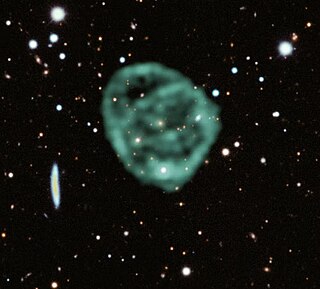 <span class="mw-page-title-main">Odd radio circle</span> Unexplained circular astronomical object detected only by radio waves