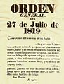Orden general del 27 de julio de 1819.jpg