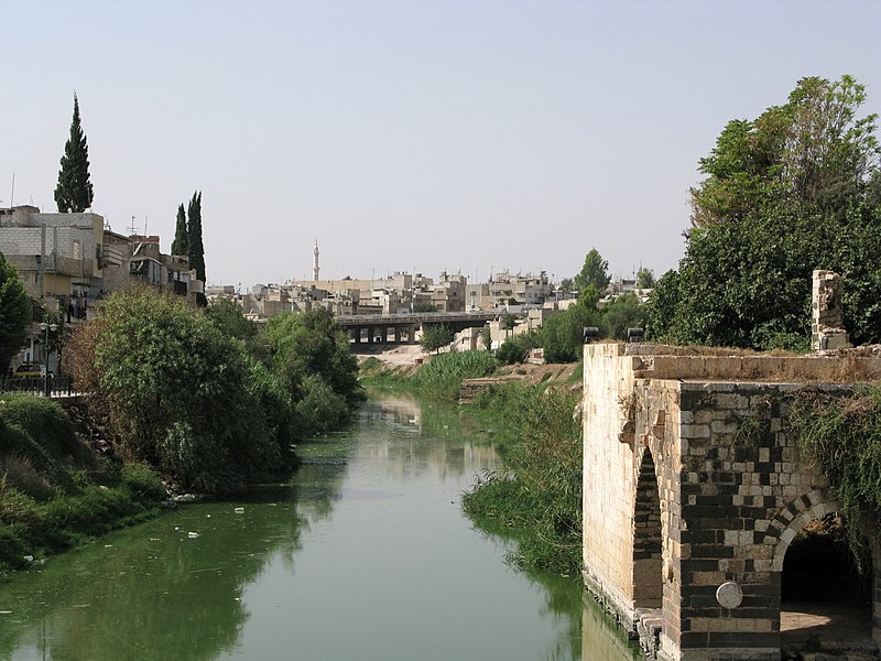 File:Orontes River in Hama, Syria.jpg