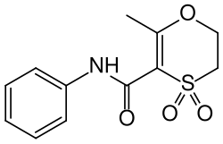 Structural formula of oxycarboxine