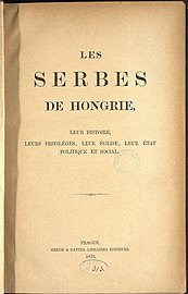 Les Serbes de Hongrie (1873)