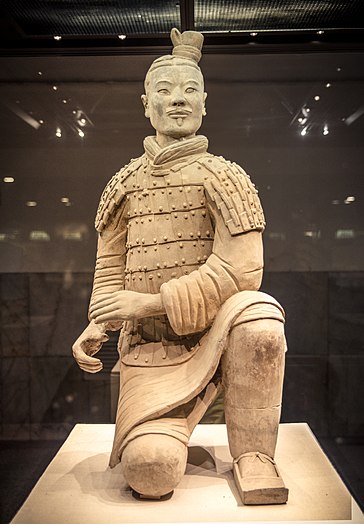 Just one of the multitude of statues from the Terracotta Army.