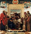 Le retable de Pesaro de Bellini.