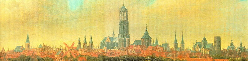 Gezicht op Utrecht door Joost Cornelisz. Droochsloot, ca. 1630 (Centraal Museum, Utrecht)