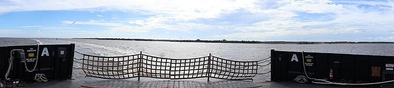 File:Panorama on the North Carolina Department of Transportation Ferry Division M-V Southport (July 2023) 08.jpg