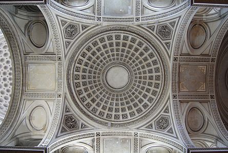 Ceiling of Pantheon, Paris.