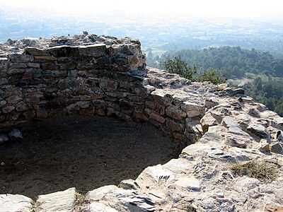 Archaeological findings at the Penya del Moro (Sant Just Desvern, 2007)