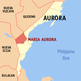 Maria Aurora na Aurora Coordenadas : 15°47'48.12"N, 121°28'25.32"E