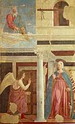 Zwiastowanie przez Piero della Francesca (1460-1470)