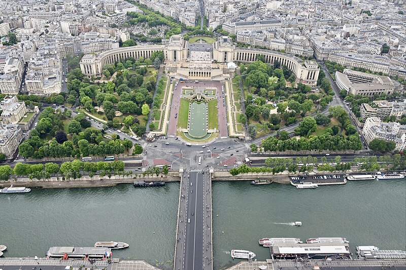 File:Place du Trocadero- View from top of Eiffel Tower, Paris (Ank Kumar) 10.jpg